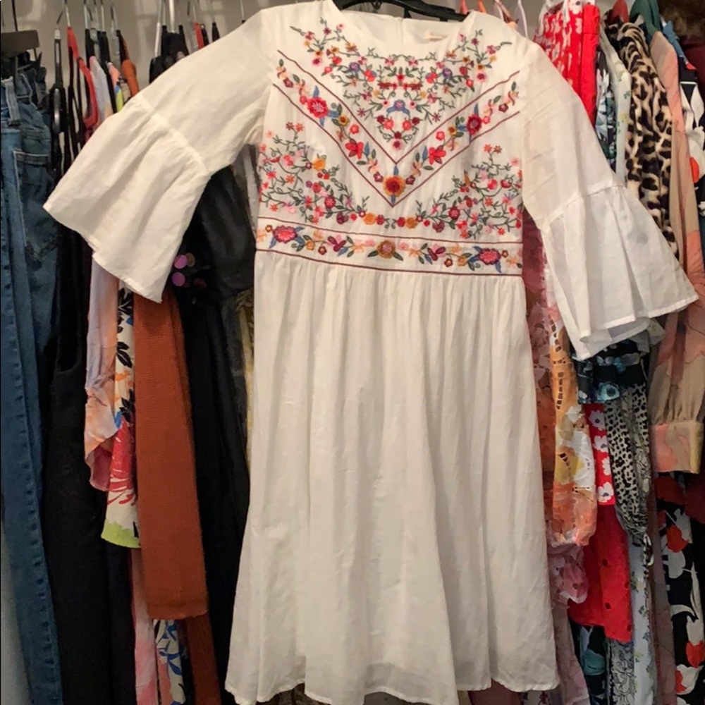Roolee white embroidered dress.